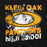 Close-up view of Klein Oak High School Panthers Black Classic Unisex Hoodie 205