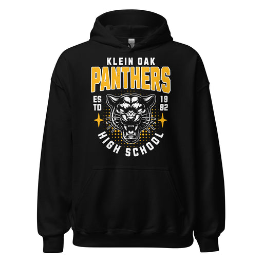 Klein Oak High School Panthers Black Classic Unisex Hoodie 204