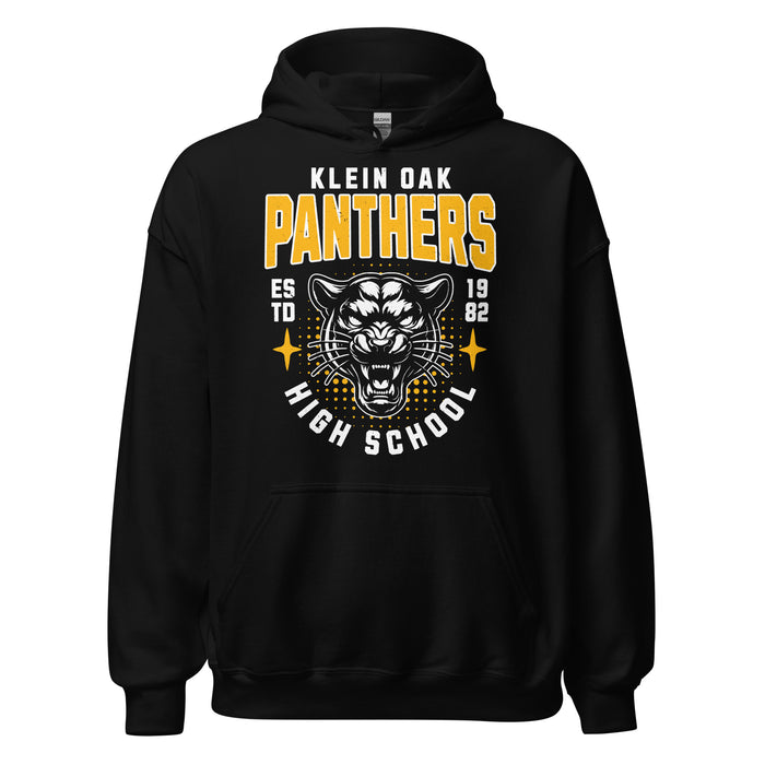 Klein Oak High School Panthers Black Classic Unisex Hoodie 204