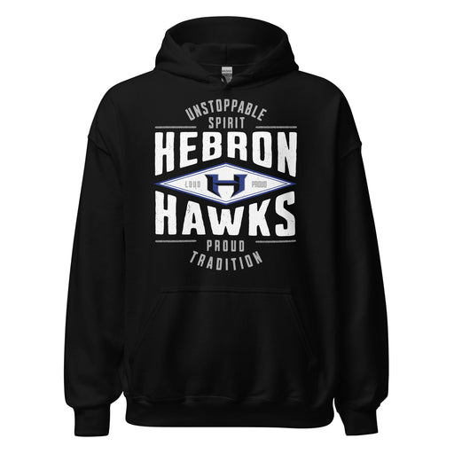 Hebron High School Hawks Black Classic Unisex Hoodie 210