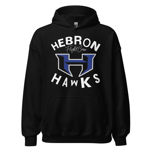 Hebron High School Hawks Black Classic Unisex Hoodie 228