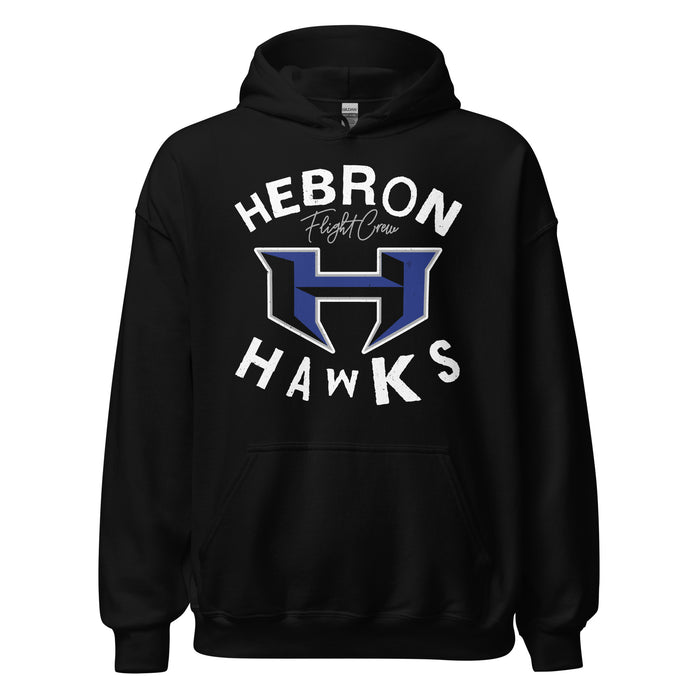 Hebron High School Hawks Black Classic Unisex Hoodie 228
