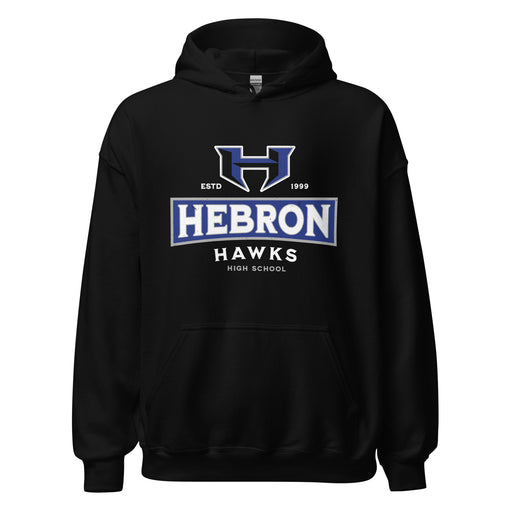Hebron High School Hawks Black Classic Unisex Hoodie 202