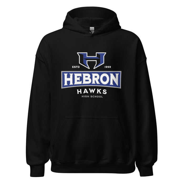 Hebron High School Hawks Black Classic Unisex Hoodie 202