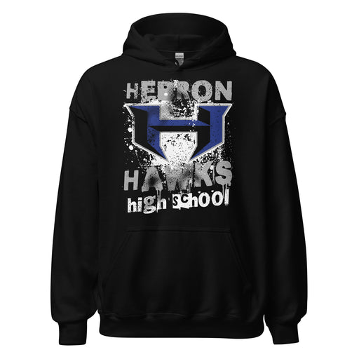 Hebron High School Hawks Black Classic Unisex Hoodie 205