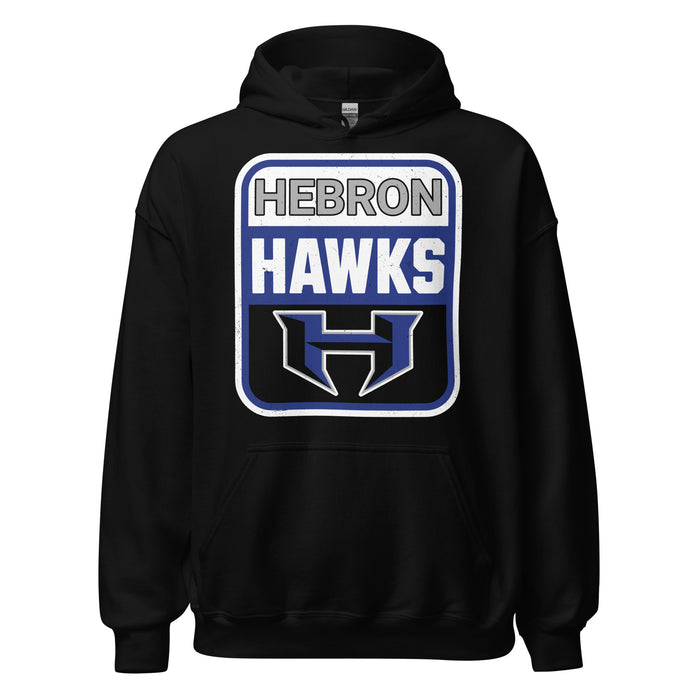 Hebron High School Hawks Black Classic Unisex Hoodie 001
