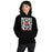 Woman wearing Katy High School Tigers Black Classic Unisex Hoodie 236