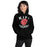 Woman wearing Katy High School Tigers Black Classic Unisex Hoodie 228