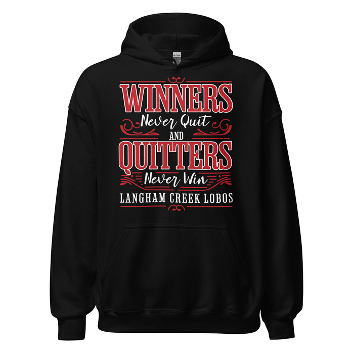 Langham Creek High School Lobos Black Classic Unisex Hoodie 237