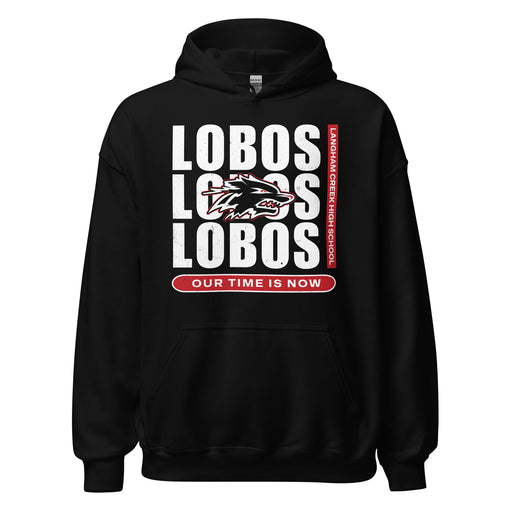 Langham Creek High School Lobos Black Classic Unisex Hoodie 235