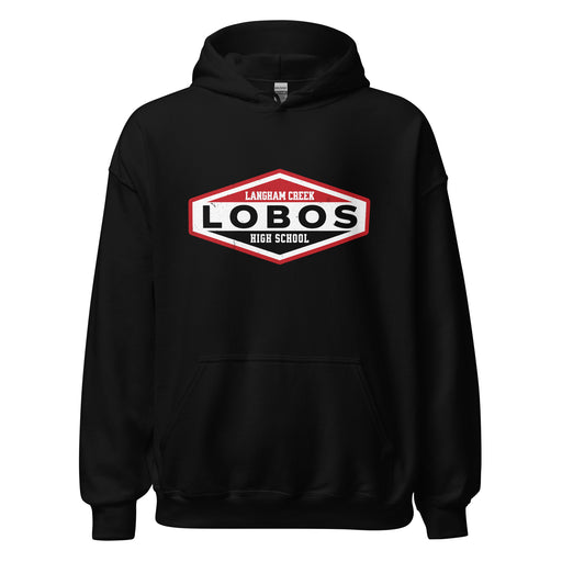 Langham Creek High School Lobos Black Classic Unisex Hoodie 009