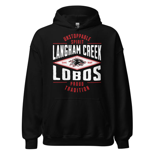 Langham Creek High School Lobos Black Classic Unisex Hoodie 210