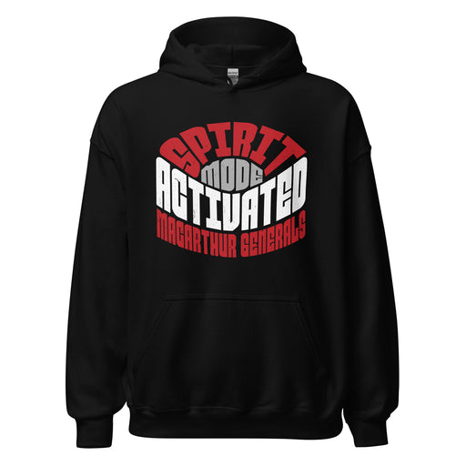 MacArthur High School Generals Black Classic Unisex Hoodie 242
