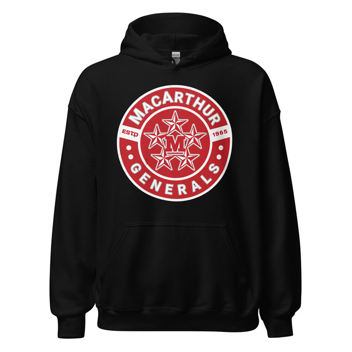 MacArthur High School Generals Black Classic Unisex Hoodie 239