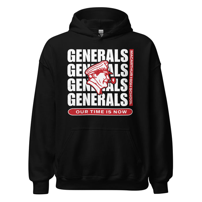 MacArthur High School Generals Black Classic Unisex Hoodie 235