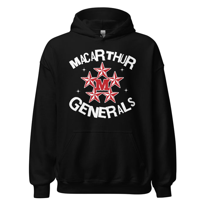 MacArthur High School Generals Black Classic Unisex Hoodie 228