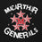 Close-up view of MacArthur High School Generals Black Classic Unisex Hoodie 228