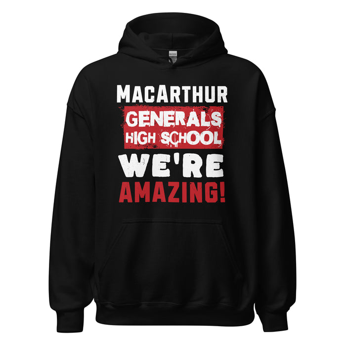 MacArthur High School Generals Black Classic Unisex Hoodie 231