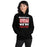 Woman wearing MacArthur High School Generals Black Classic Unisex Hoodie 231