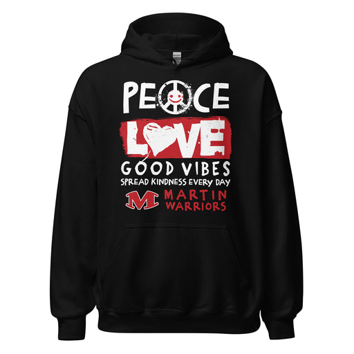 Martin High School Warriors Black Classic Unisex Hoodie 240