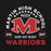 Close-up view of Martin High School Warriors Black Classic Unisex Hoodie 208