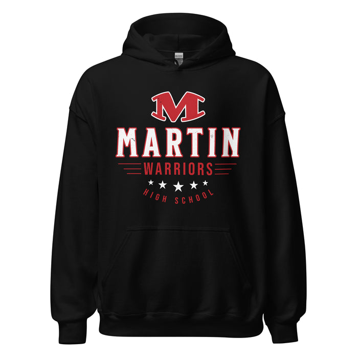 Martin High School Warriors Black Classic Unisex Hoodie 217