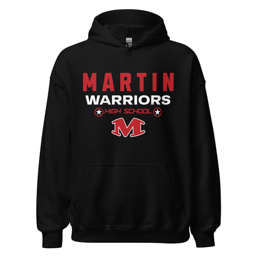 Martin High School Warriors Black Classic Unisex Hoodie 003