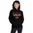 Woman wearing Martin High School Warriors Black Classic Unisex Hoodie 003