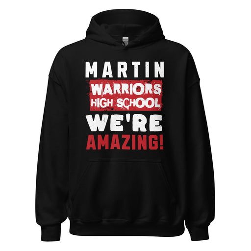 Martin High School Warriors Black Classic Unisex Hoodie 231