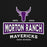 Close-up view of Morton Ranch High School Mavericks Black Classic Unisex Hoodie 202