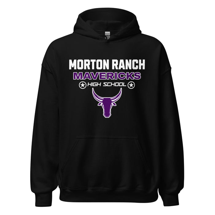 Morton Ranch High School Mavericks Black Classic Unisex Hoodie 003