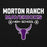 Close-up view of Morton Ranch High School Mavericks Black Classic Unisex Hoodie 003