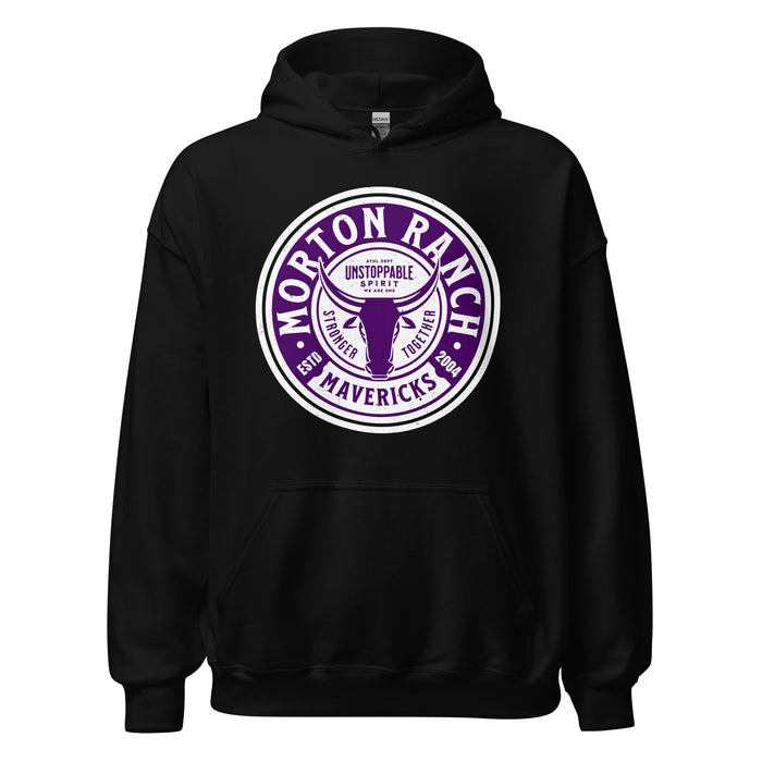 Morton Ranch High School Mavericks Black Classic Unisex Hoodie 220