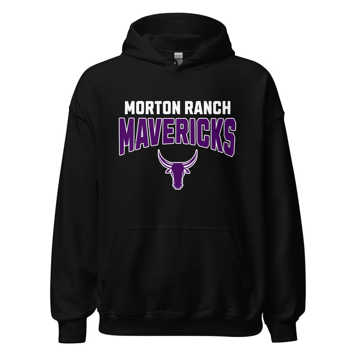 Morton Ranch High School Mavericks Black Classic Unisex Hoodie 234