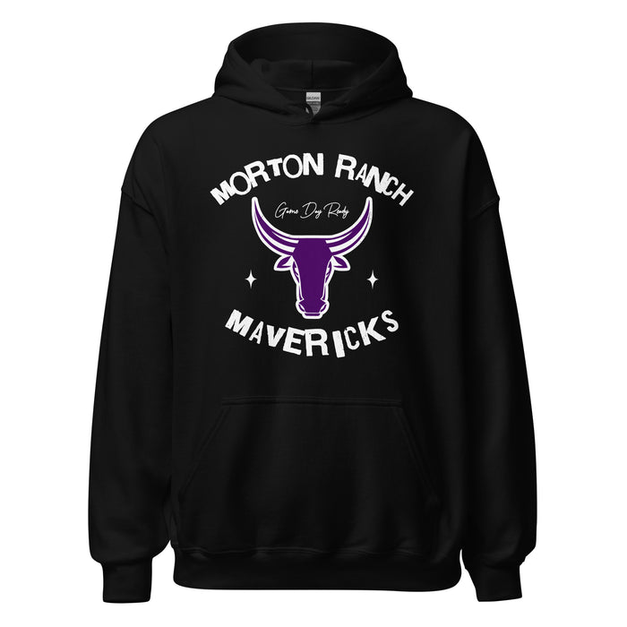 Morton Ranch High School Mavericks Black Classic Unisex Hoodie 228