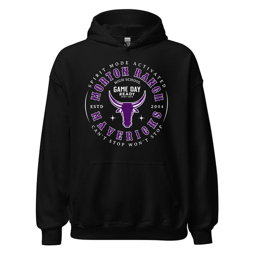 Morton Ranch High School Mavericks Black Classic Unisex Hoodie 214