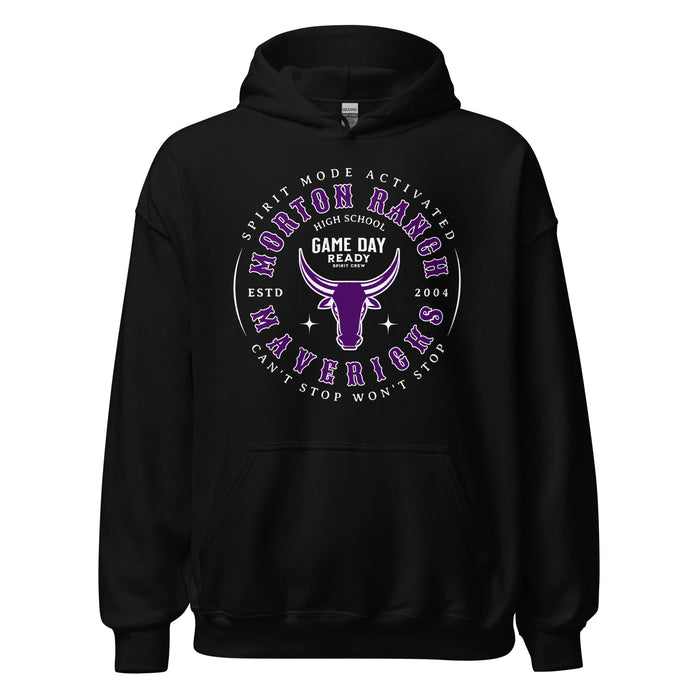 Morton Ranch High School Mavericks Black Classic Unisex Hoodie 214