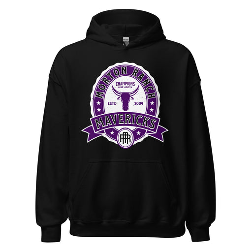 Morton Ranch High School Mavericks Black Classic Unisex Hoodie 212