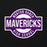 Close-up view of Morton Ranch High School Mavericks Black Classic Unisex Hoodie 011