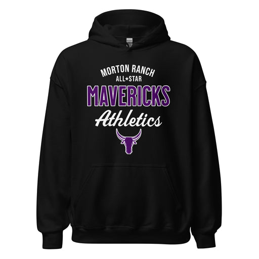 Morton Ranch High School Mavericks Black Classic Unisex Hoodie 034