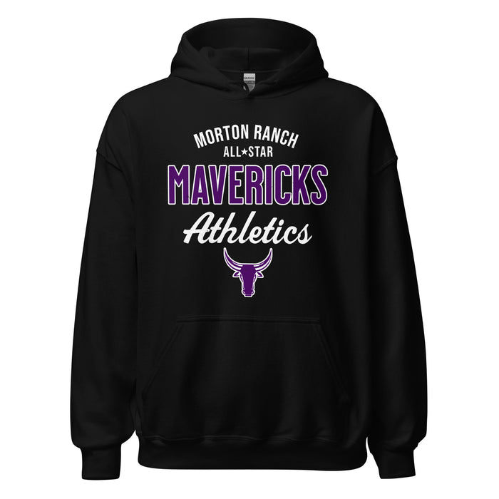 Morton Ranch High School Mavericks Black Classic Unisex Hoodie 034