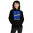 Woman wearing New Caney High School Eagles Black Classic Unisex Hoodie 241