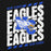 Close-up view of New Caney High School Eagles Black Classic Unisex Hoodie 223