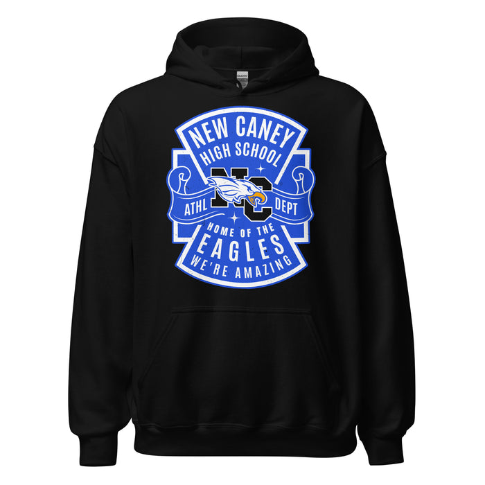 New Caney High School Eagles Black Classic Unisex Hoodie 207
