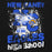 Close-up view of New Caney High School Eagles Black Classic Unisex Hoodie 205