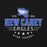 Close-up view of New Caney High School Eagles Black Classic Unisex Hoodie 217