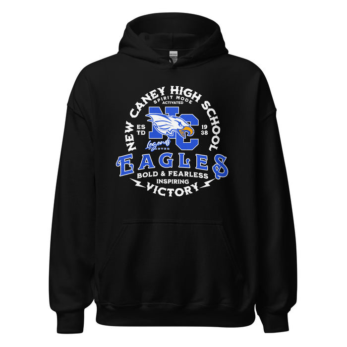 New Caney High School Eagles Black Classic Unisex Hoodie 206