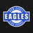Close-up view of New Caney High School Eagles Black Classic Unisex Hoodie 011