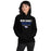 Woman wearing New Caney High School Eagles Black Classic Unisex Hoodie 003