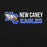Close-up view of New Caney High School Eagles Black Classic Unisex Hoodie 200